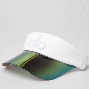 Alo White solar visor